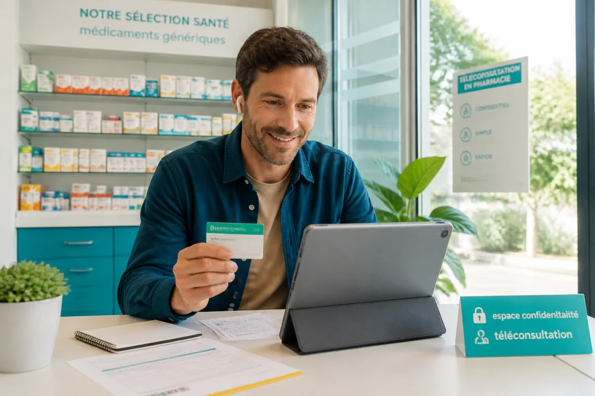 Téléconsultation en pharmacie en ligne pour gagner du temps au quotidien